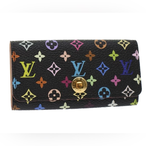 Louis Vuitton Monogram Canvas Black Murakami Multicles 4 key holder - Picture 4 of 14